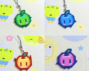 Stardew Valley Junimo Lucky Charm Keychain & Magnet | Handmade Pixel Sprite | Cute Game Gift