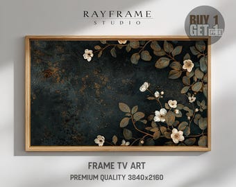 Frame TV Art – Emerald Botanical – Elegant Magnolia Wall Art (Digital Download) TV340