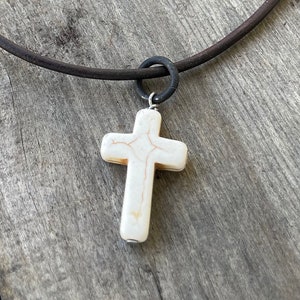 Buy Ivory Cross Necklace Online In India Etsy India