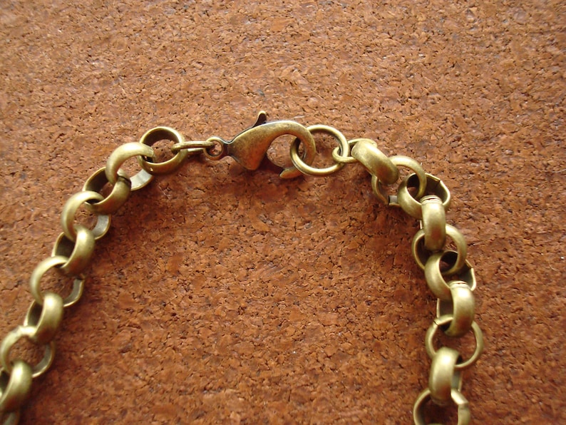 Mens brass chain necklace Clearance