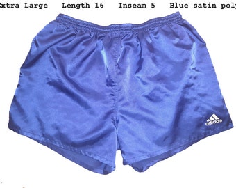 White & Black Retro Nylon Satin Football Shorts S to 4XL White & Black Retro Nylon Satin Football Shorts S to 4XL