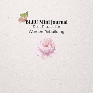 BLEU Mini Självkärleksdagbok | Daglig Reflektion, Läkning (Digital PDF)
