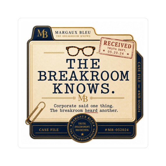 The Breakroom Knows Sticker | Vinyl Kiss-Cut Sticker