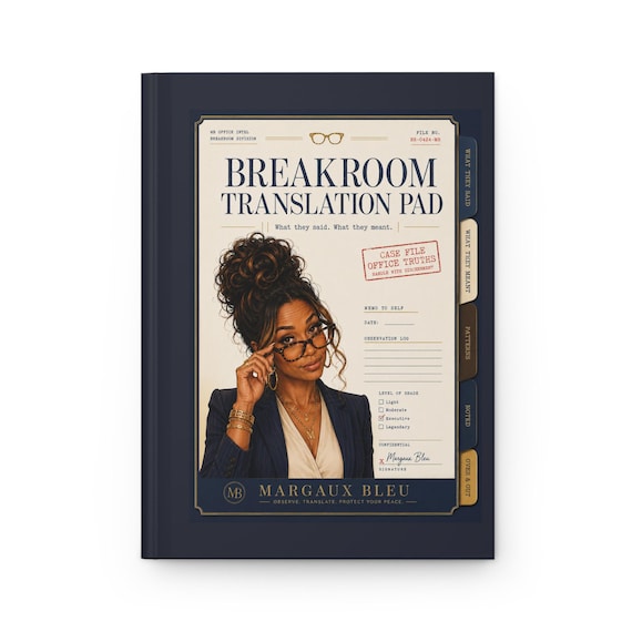 Breakroom Translation Pad Hardcover Journal | Office Humor Notebook