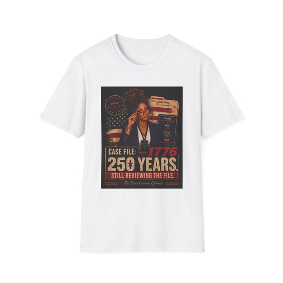 1776 Case File 250 Years T-Shirt | Historical Patriotism, Vintage File Art