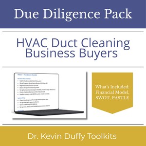 HVACダクト清掃事業のバイヤーデューデリジェンスパック｜財務モデル、設備チェックリスト、SBA対応テンプレート