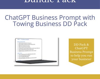 Towing Business Buyer Bundle | Due Diligence Pack & ChatGPT Prompt (Editable DOCX)