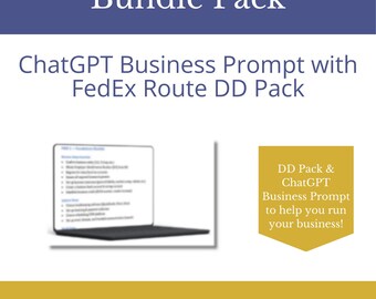 FedEx Route Buyer Bundle | Due Diligence Pack + ChatGPT Prompt (Editable DOCX)
