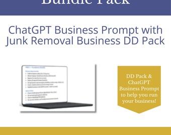 Junk Removal Business Buyer Bundle | Due Diligence Pack + ChatGPT Prompt (Editable DOCX)