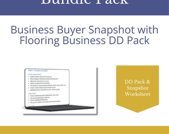 Flooring Contractor Business Buyer Bundle | Due Diligence Pack (Instant Download)