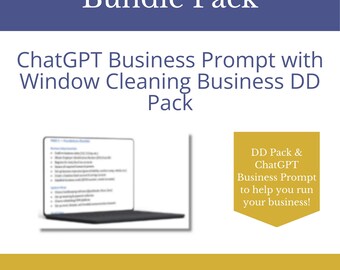 Window Cleaning Business Buyer Bundle | Due Diligence Pack + ChatGPT Prompt (Editable Template)