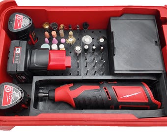 Organizador de herramientas rotativas M12 para Milwaukee Compact Packout