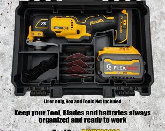 Organizador multiherramienta oscilante DeWalt de 20 V para estuche compacto y profundo