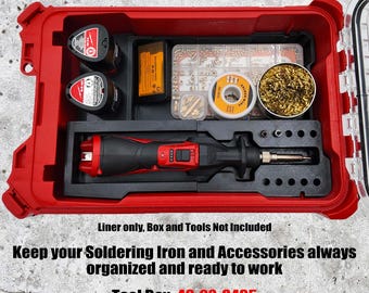 Organizador de soldador M12 para Milwaukee Compact Packout