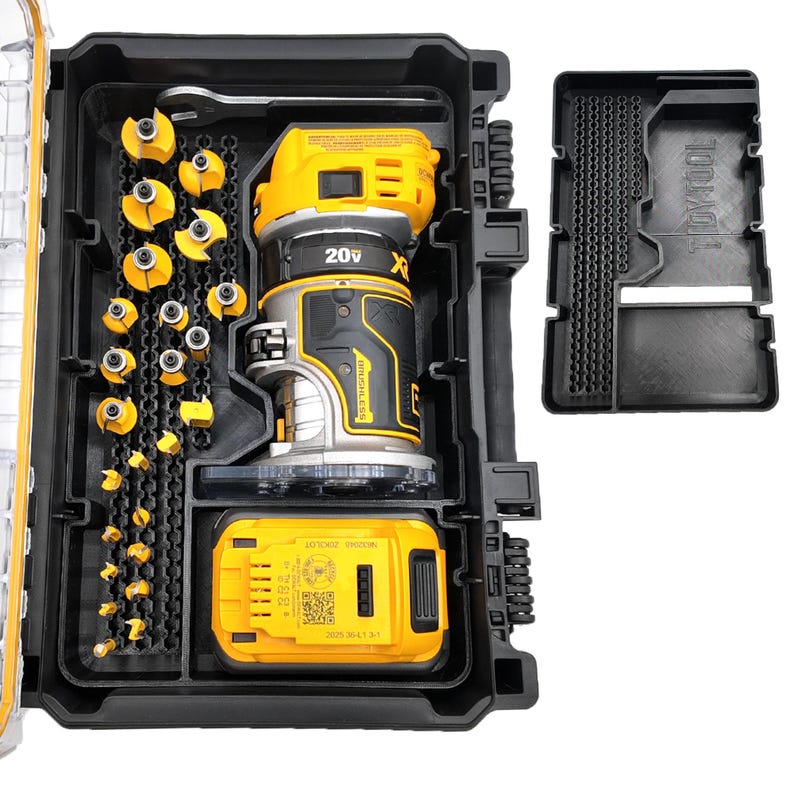 Dewalt 20V Router Insert for Deep Compact Organizer - Etsy