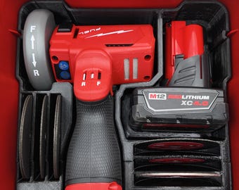 Organizador compacto de herramientas de corte M12 Fuel de 3" para Milwaukee Compact Packout