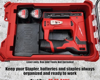 M12 Crown Stapler Organizer for Milwaukee Compact Packout