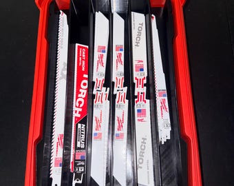 Inserto para almacenamiento de hojas de sierra recíproca/sierra para metales/sierra de calar/sierra oscilante Milwaukee 48-22-8435