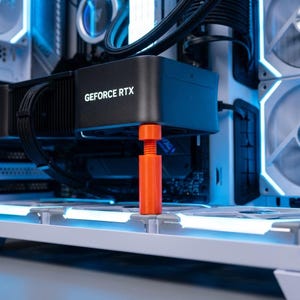 Verstelbare GPU-steunbeugel: anti-doorhangstandaard 'Titan-Pillar', nauwkeurige schroefdraadhoogte