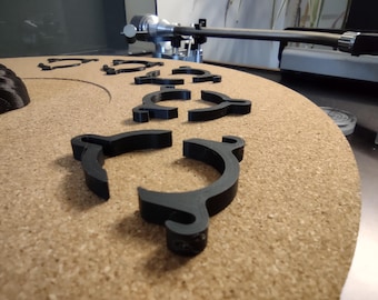 Rega 3-Punkt-Montage VTA Anpassung Spacer Shim Set von 1,2,3,4 mm