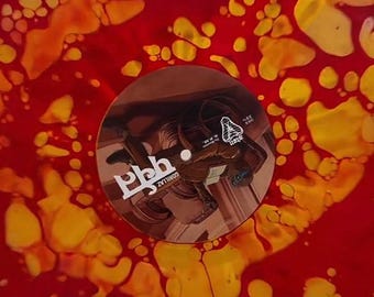 Gorillaz Mountain met vloeistof gevulde vinyl-lp, zeldzame verzamelplaat, display muziekmemorabilia