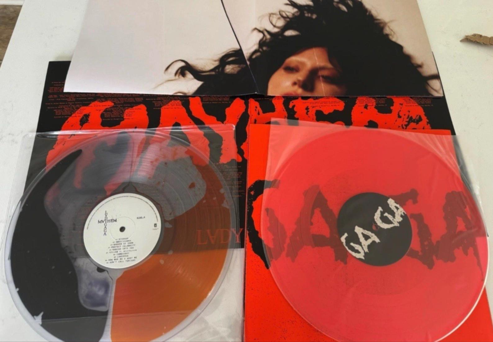 Lady Gaga – Mayhem Liquid Filled Vinyl | Orange & Black Etched 