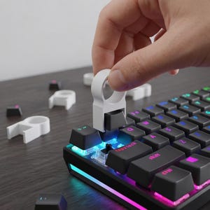 Ergonomischer Tastenkappen Zieher für mechanische Tastaturen