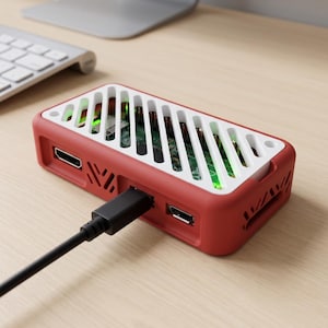 Carcasa para Raspberry Pi Zero – Carcasa Sentinel-Zero de ajuste a presión, diseño térmico de alto flujo de aire.