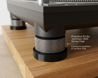 Technics SL-1200 vervangende voetjes – 60 mm isolatiekussens voor MK2, MK5, MK7, GR