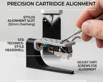 Technics Overhangmeter draaitafel – Acu-Align 52 mm cartridge-uitlijningstool
