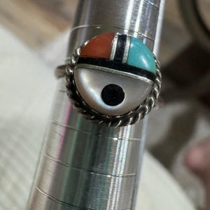 Zuni Sunface Ring - Etsy