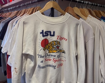 Vintage LSU Tigers Sweatshirt 1990 Size L