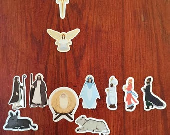 Nativity Vinyl Stickers
