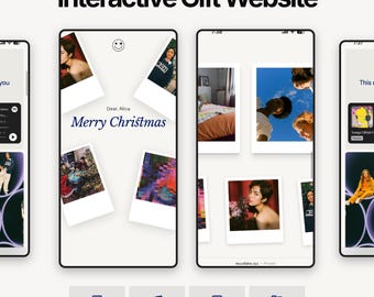 Custom Digital Gift Website | Personalized Interactive Memory Page for Loved Ones | Animated greeting card