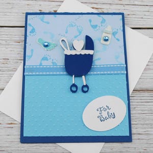 Handmade Baby Boy Greeting Card – For Baby