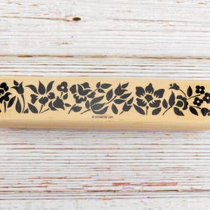 Stampin 'Up Blumenstempel 16 x 21 cm Blumenmuster Holzstempel 2018 Umrandung Stempel für Kartengestaltung & Scrapbooking