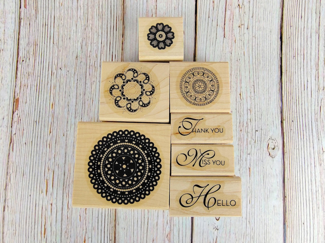 Stampin up Lacy & Lovely Rubber Stamp Set • Retired 2012–2014 Mandala ...
