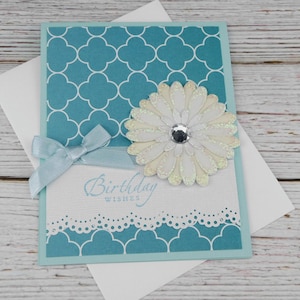 Handmade Birthday Card - Birthday Wishes - Bday Greeting Card