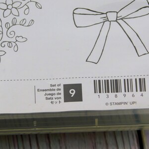 Stampin up Stamps Circle of Spring Clear Cling Stamp Set Unmounted ...