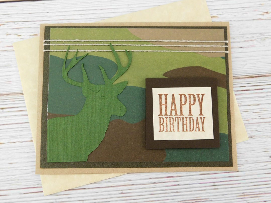 Tarjeta De Cumpleaños De Cazador De Ciervos - España