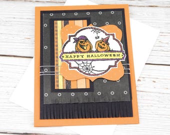 Handcrafted Halloween Card – Happy Halloween Greeting Card