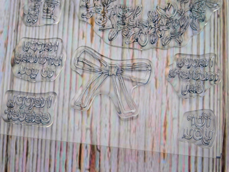 Stampin up Stamps Circle of Spring Clear Cling Stamp Set - Etsy