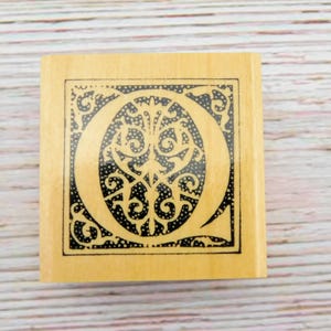 Monogramm Q Stempel - Anita’s Stamps - Holzstempel