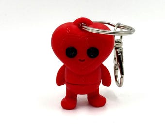 Valentine's Heart Flexi Keychain