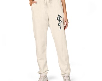 Rod of Asclepius Joggingbroek met osteopathisch symbool | Medisch logo