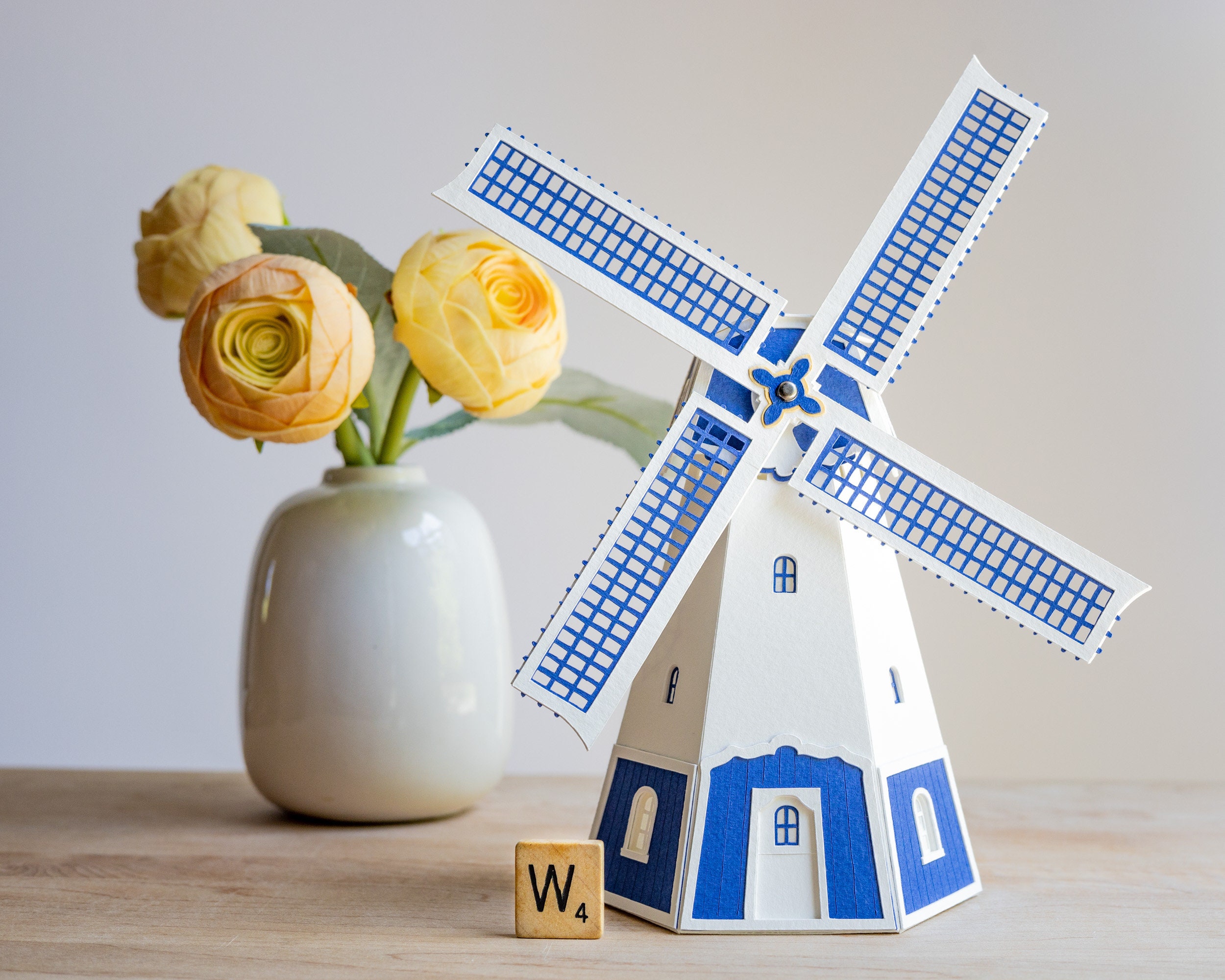 Windmill Buffalo Check Tea Towels - Danish Windmill
