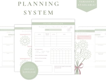 ADHD Finance Planner Printable | Full Financial Planning System for ADHD Minds | Budgeting, Spending & Money Reflection | Digital Download
