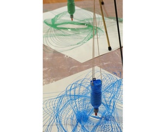Pendulum Painting Kids Paint Kit - Craft Kit, Unique Gift, Science Fair Project, Homeschool Lesson - As Seen On TV - The Martha Stewart Show
