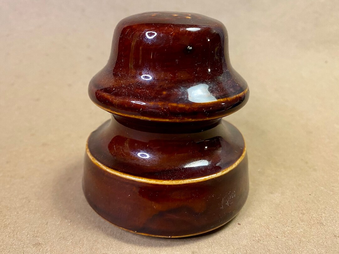 Vintage Ceramic Insulator Electrical Insulator / Telephone Insulator