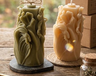 Luxury Pillar Candle | Elegant Handmade Home Accent